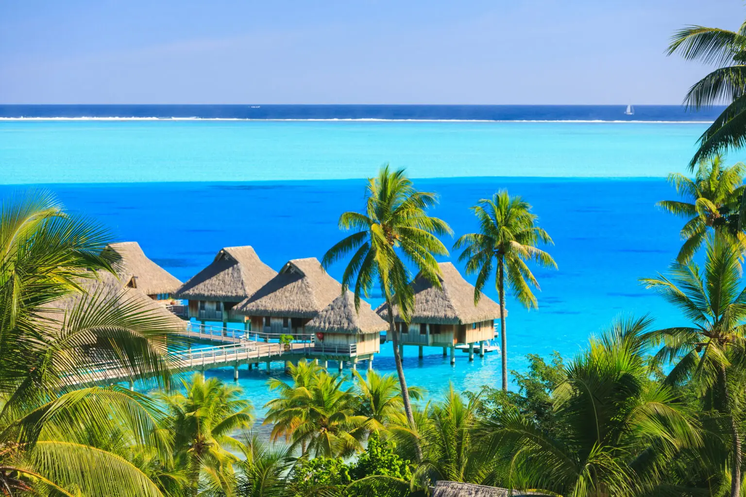 Bora Bora tropical resort